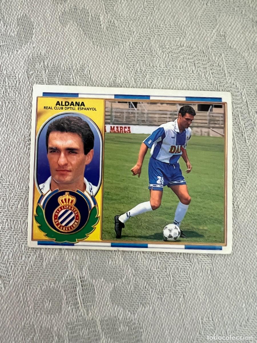 Cromos de f&uacute;tbol: ALDANA FICHAJE 7 ESPA&Ntilde;OL SIN PEGAR EDICIONES ESTE 1996/97