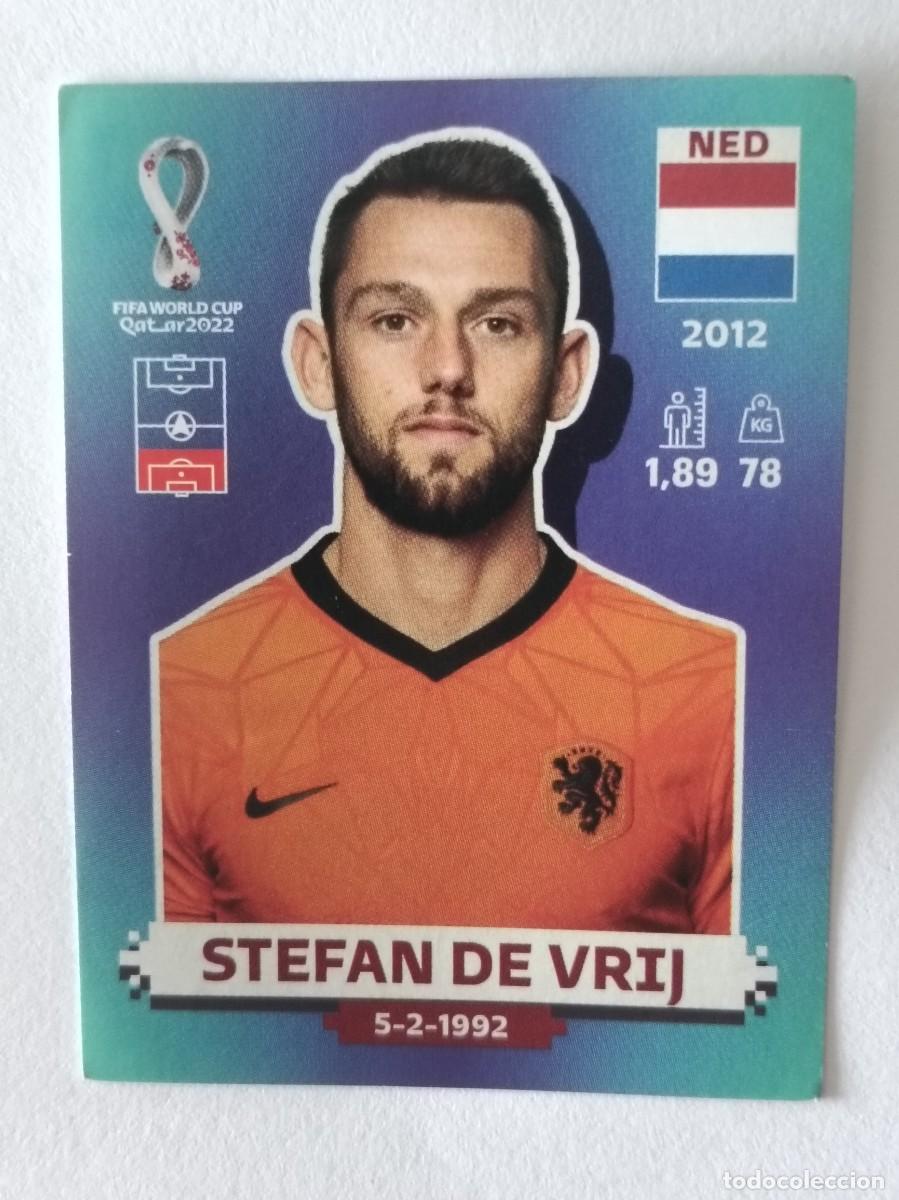 Fu&szlig;ball-Sticker: #NED 7 STEFAN DE VRIJ (PAISES BAJOS) MUNDIAL QATAR 2022 PANINI