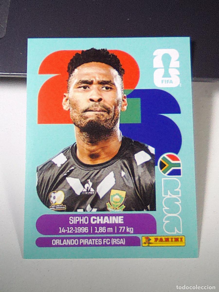 Fu&szlig;ball-Sticker: B32 RSA3 RSA 3 SIPHO CHAINE SUD&Aacute;FRICA RSA SOUTH AFRIKA MUNDIAL FIFA WORLD CUP 2026 STICKER PANINI
