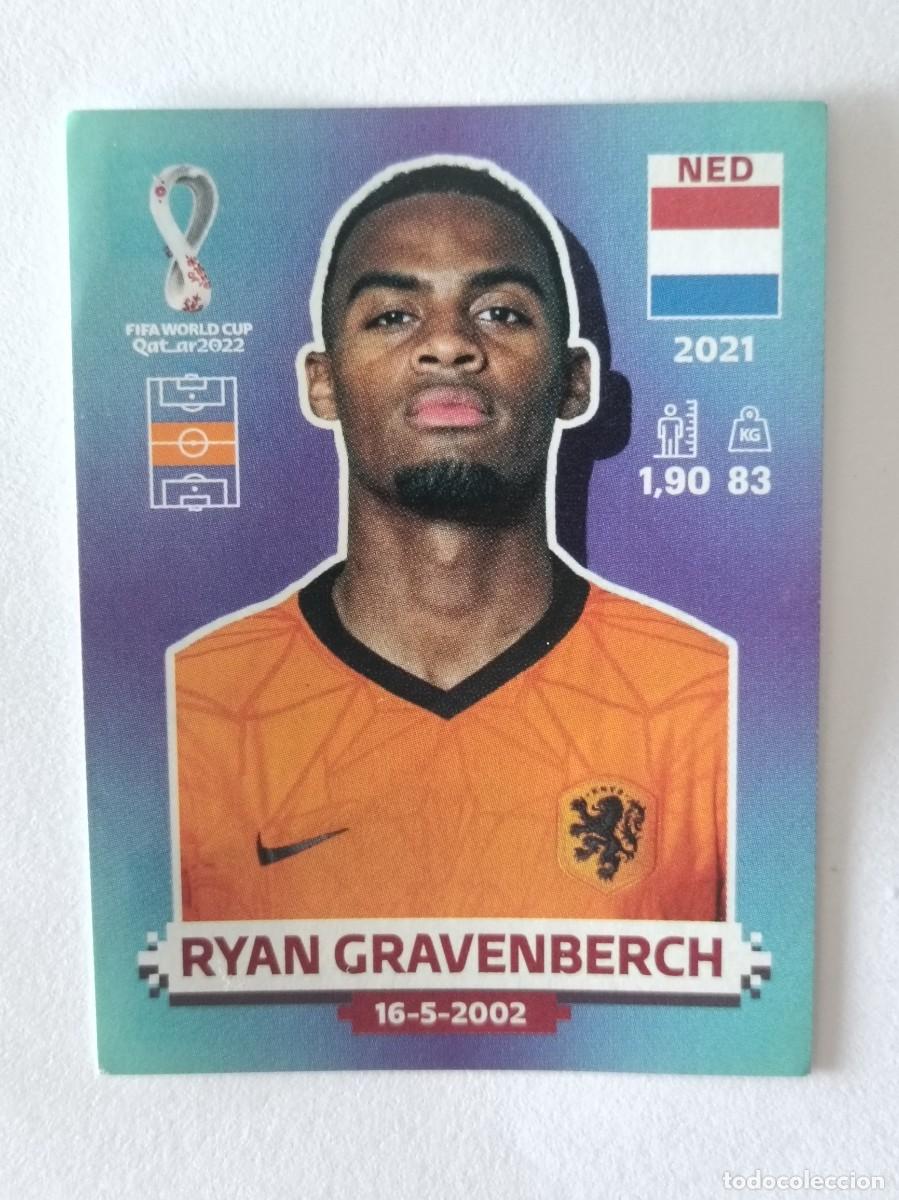 Cromos de f&uacute;tbol: #NED 12 RYAN GRAVENBERCH (PAISES BAJOS) MUNDIAL QATAR 2022 PANINI