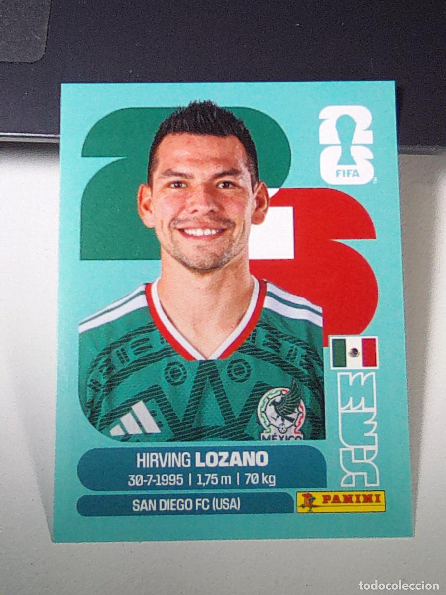 Cromos de f&uacute;tbol: B32 MEX 15 MEX15 HIRVING LOZANO M&Eacute;XICO MUNDIAL FIFA WORLD CUP 2026 STICKER PANINI