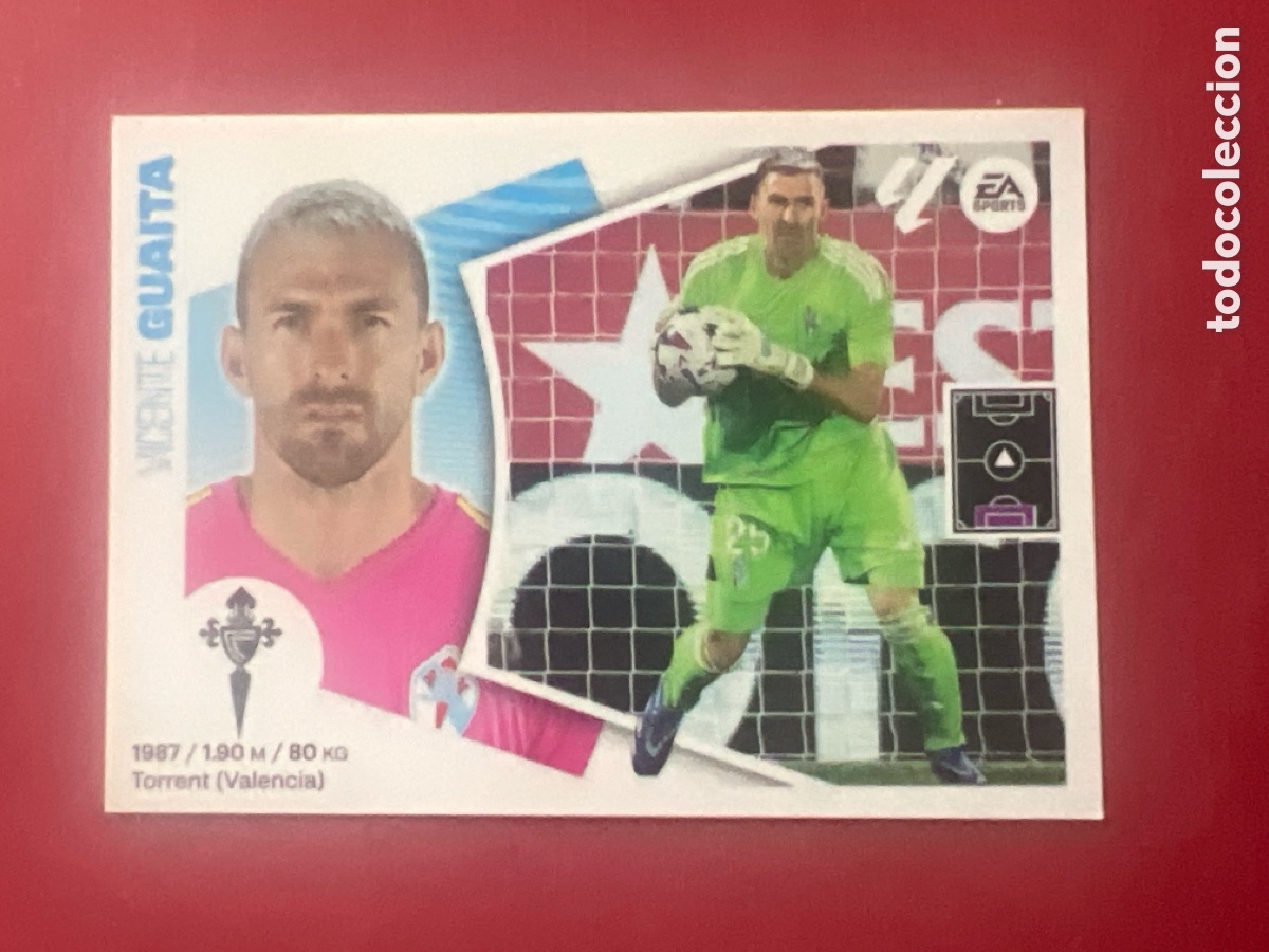 Cromos de Futebol: E1519. VICENTE GUAITA CELTA DE VIGO N&ordm; 3 LIGA 2024 2025 ESTE 24 25 PANINI