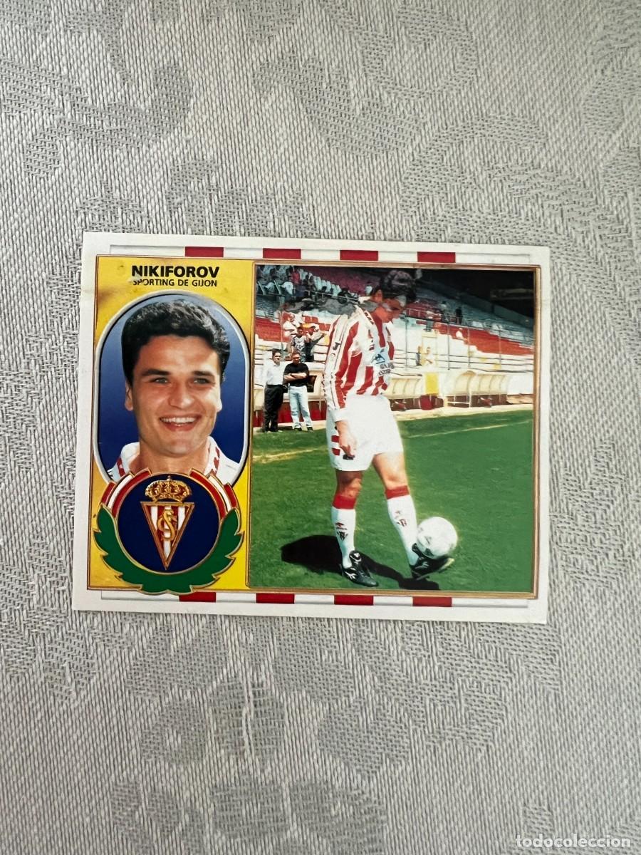 Cromos de Futebol: NIKIFOROV SPORTING GIJON COLOCA SIN PEGAR EDICIONES ESTE 1996/97