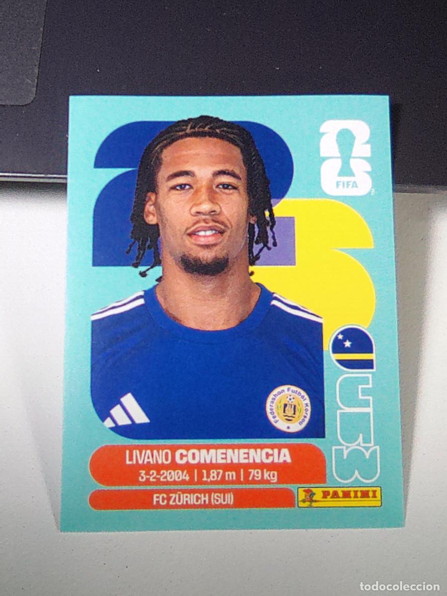 Fu&szlig;ball-Sticker: B32 CUW 9 CUW9 LIVANO COMENENCIA CURAZAO CURA&Ccedil;AO CUW MUNDIAL FIFA WORLD CUP 2026 STICKER PANINI