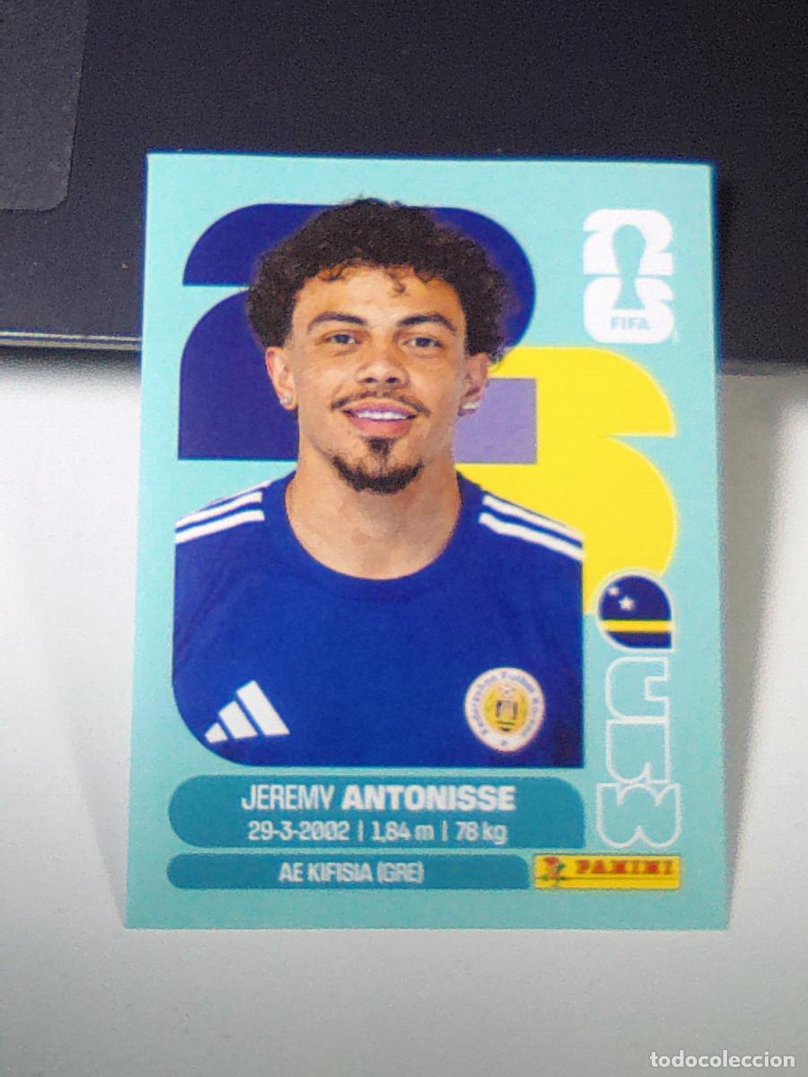 Fu&szlig;ball-Sticker: B32 CUW18 JEREMY ANTONISSE 18 CURAZAO CURA&Ccedil;AO CUW MUNDIAL FIFA WORLD CUP 2026 STICKER PANINI