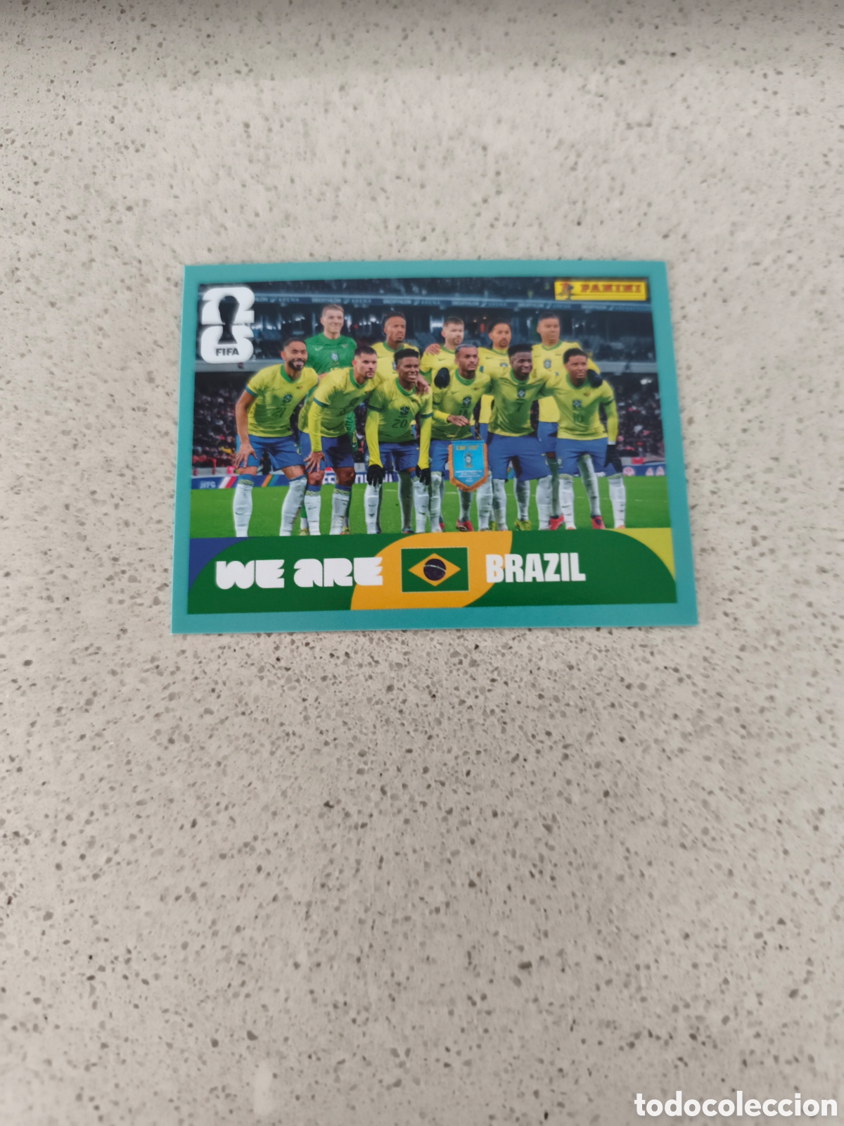 Cromos de f&uacute;tbol: CROMO N&Uacute;MERO 13 EQUIPO BRASIL. MUNDIAL 2026. PANINI.