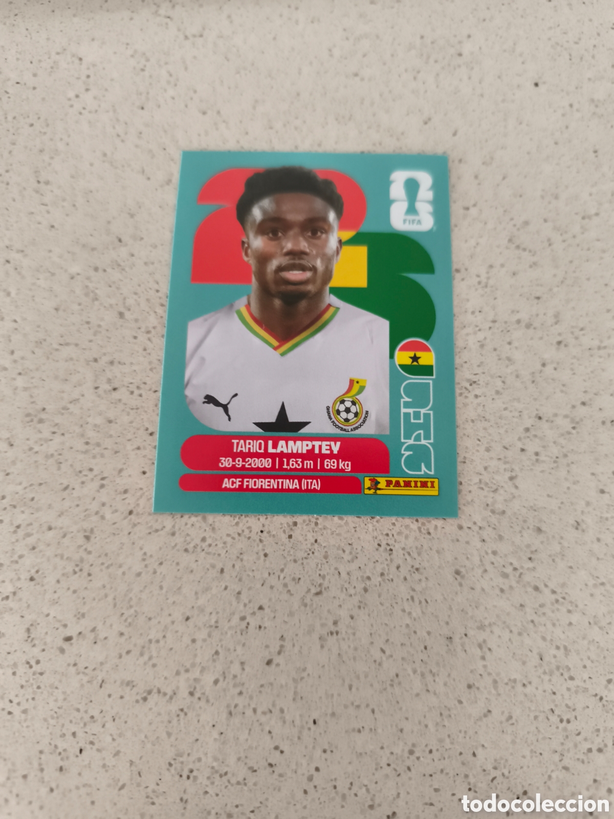 Cromos de Futebol: CROMO N&Uacute;MERO 3 LAMPTEY SUD&Aacute;FRICA. MUNDIAL 2026. PANINI.