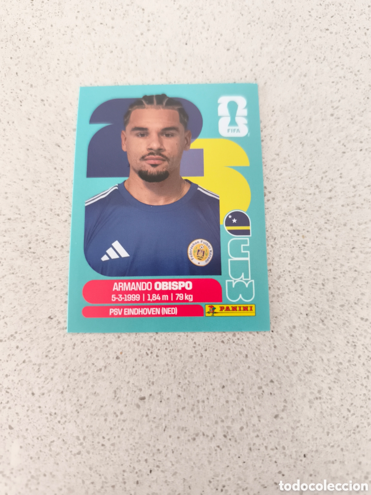 Cromos de Futebol: CROMO N&Uacute;MERO 3 OBISPO CURAZAO. MUNDIAL 2026. PANINI.