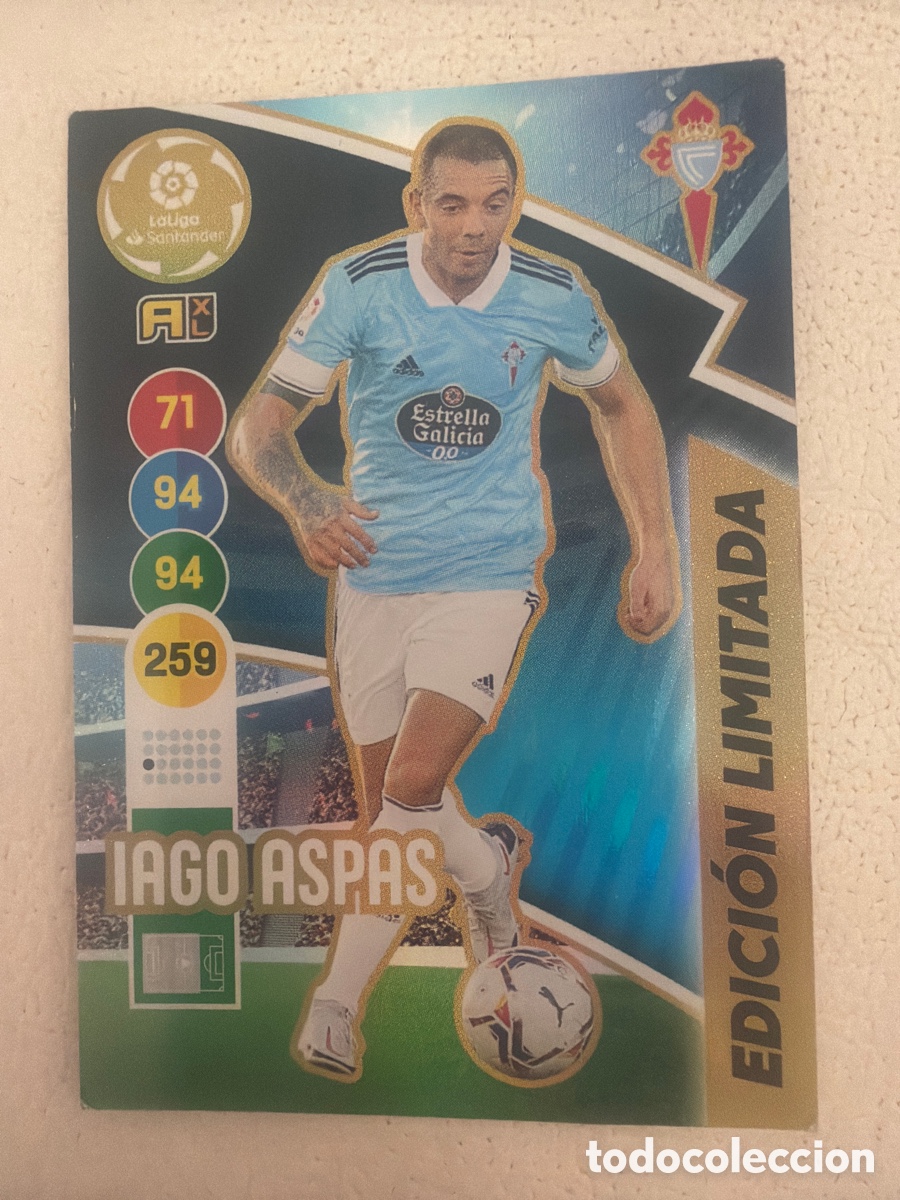 Cromos de Futebol: Adrenalyn XL 2020-21 Iago Aspas Edici&oacute;n limitada Celta