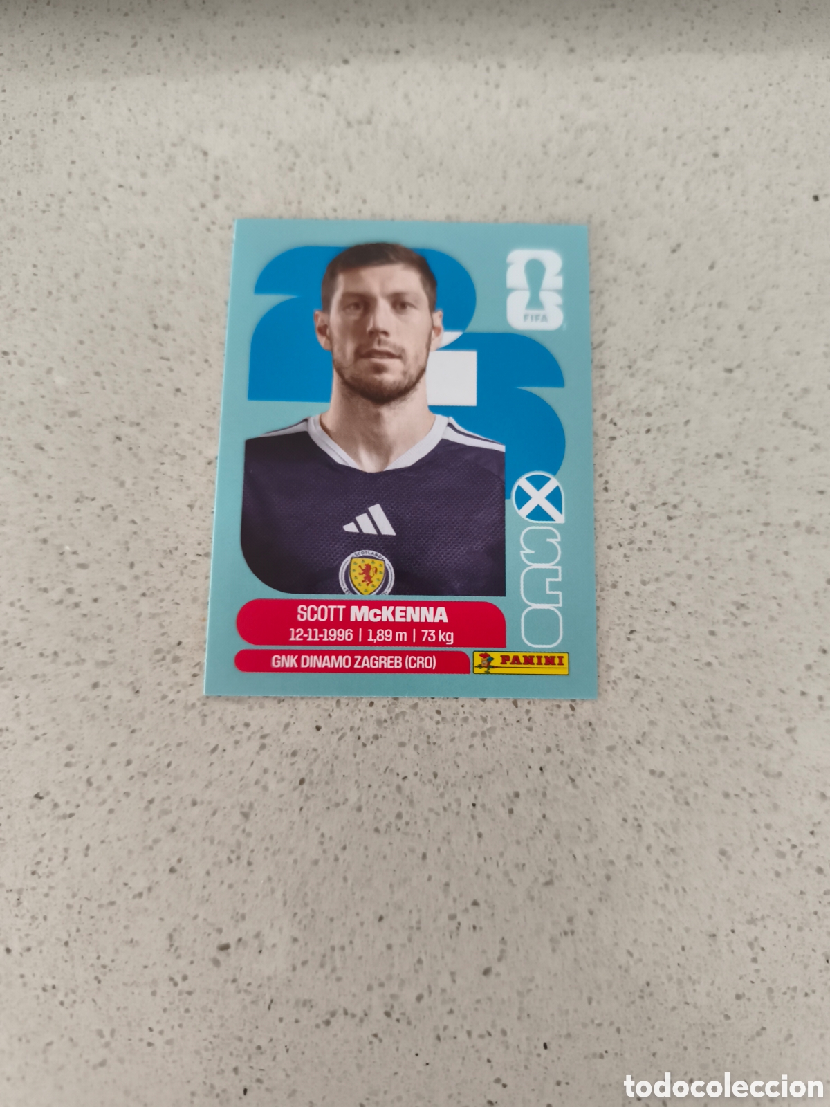 Cromos de Futebol: CROMO N&Uacute;MERO 7 MC KENNA ESCOCIA. MUNDIAL 2026. PANINI.