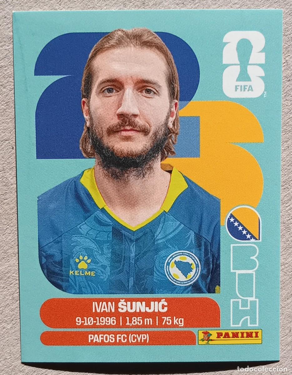 Cromos de f&uacute;tbol: Figurina Panini 2026 Cromo World Cup Usa Mundial 2026 Ivan Sunjic Bosnia n BIH 11