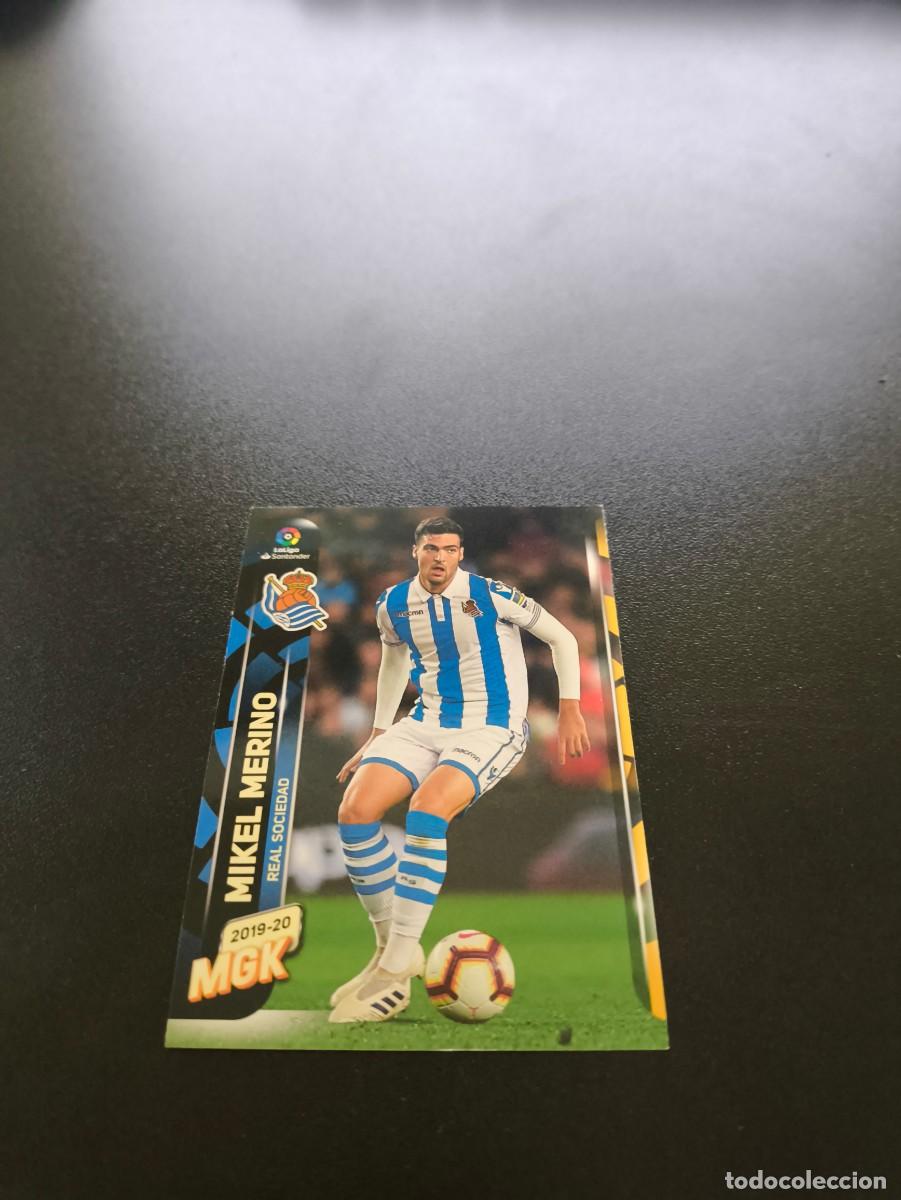 Cromos de f&uacute;tbol: 282 Mikel Merino REAL SOCIEDAD PANINI LIGA MECRACRACKS MGK 2019 2020 19 20 NO ESTE