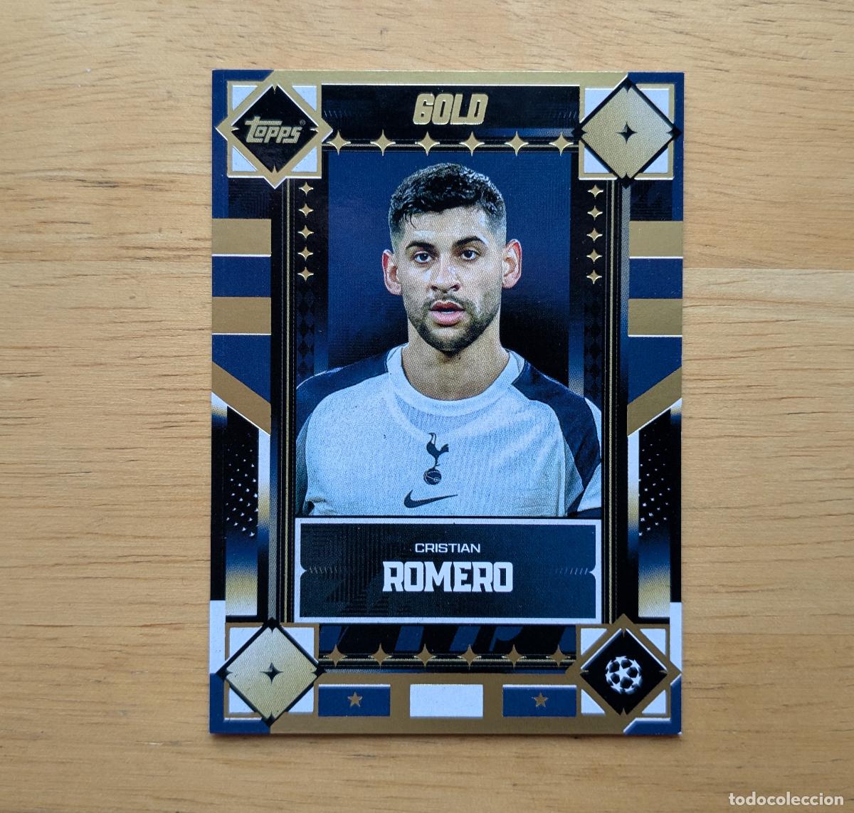 Cromos de f&uacute;tbol: TOPPS GOLD 2025-2026 - CRISTIAN ROMERO - GOLD - TOTTENHAM HOTSPUR