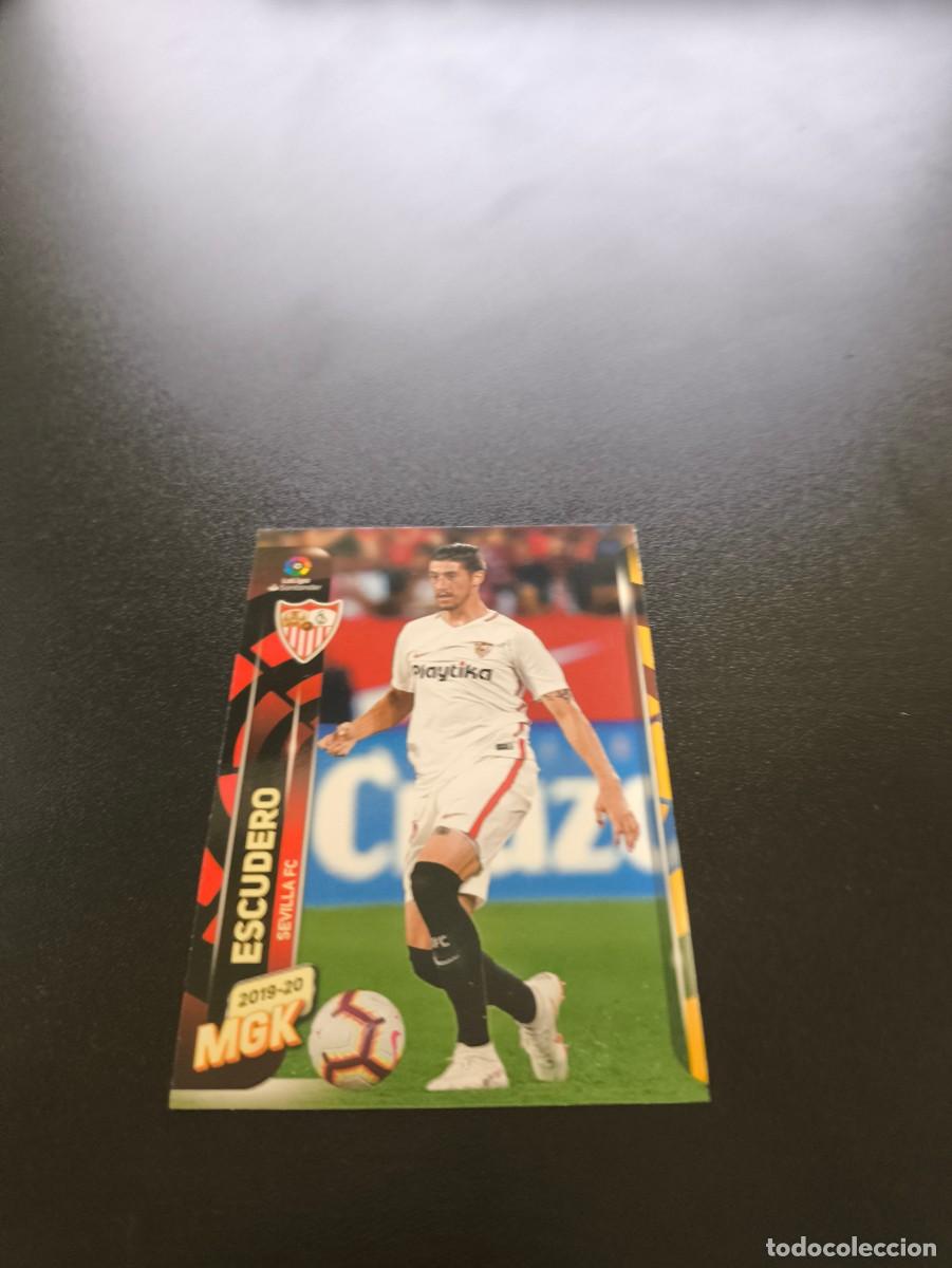 Cromos de f&uacute;tbol: 297 Escudero SEVILLA PANINI LIGA MECRACRACKS MGK 2019 2020 19 20 NO ESTE