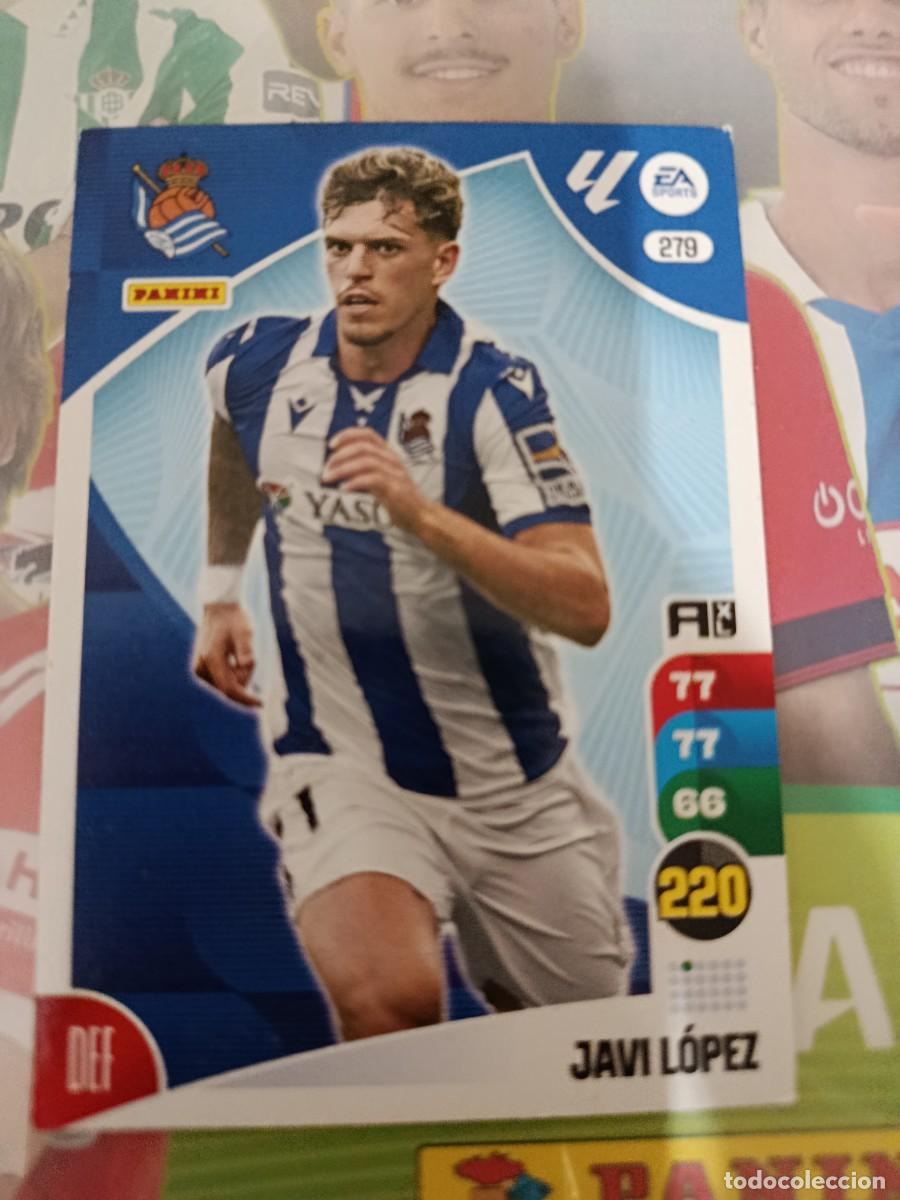 Cromos de f&uacute;tbol: Adrenalyn 24/25. 279- Javi L&oacute;pez. Real Sociedad.