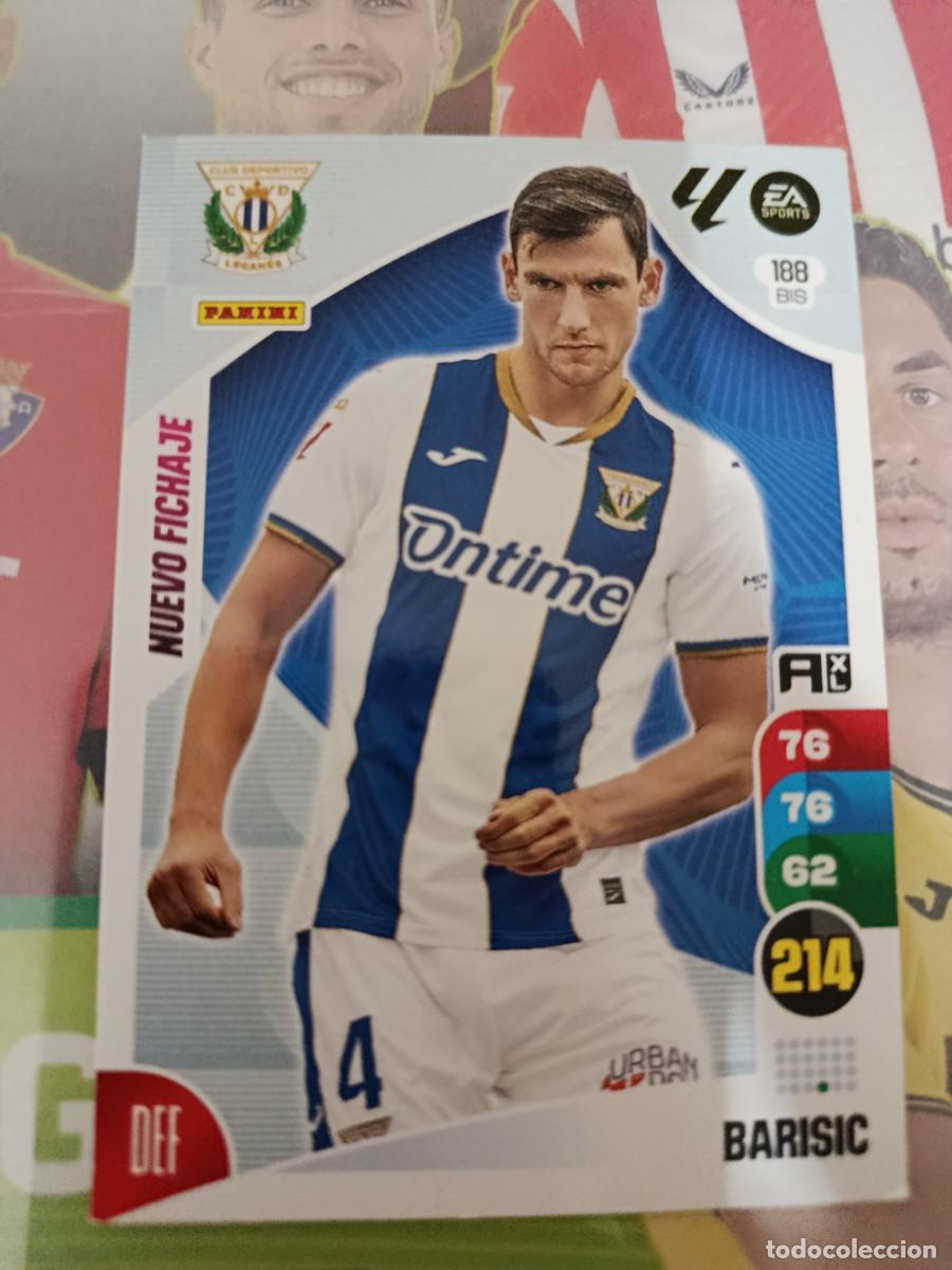 Cromos de f&uacute;tbol: Adrenalyn 24/25. 188 bis- Barisic. Legan&eacute;s. Nuevo fichaje.