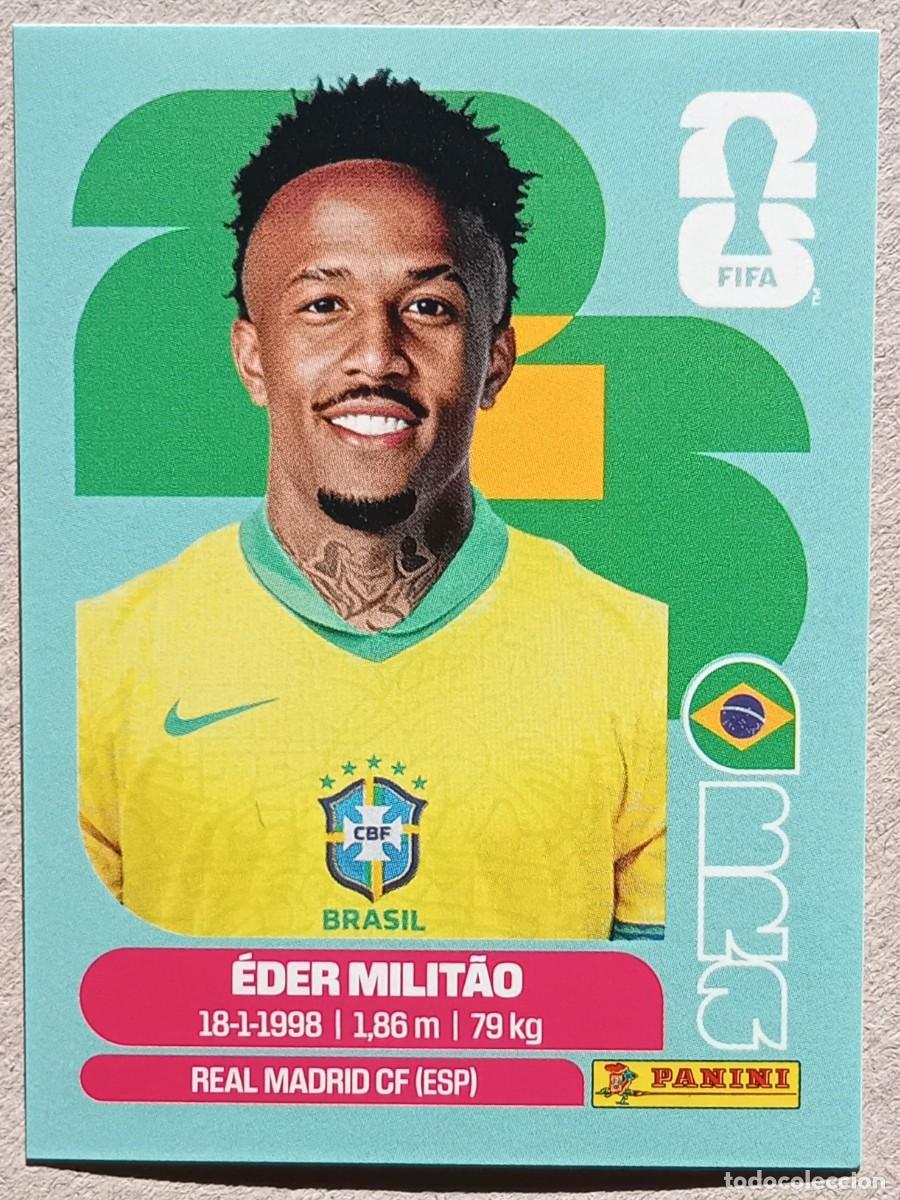 Football Stickers: Figurina Panini 2026 Cromo World Cup Usa Mundial 2026 Eder Militao Brazil n BRA 5