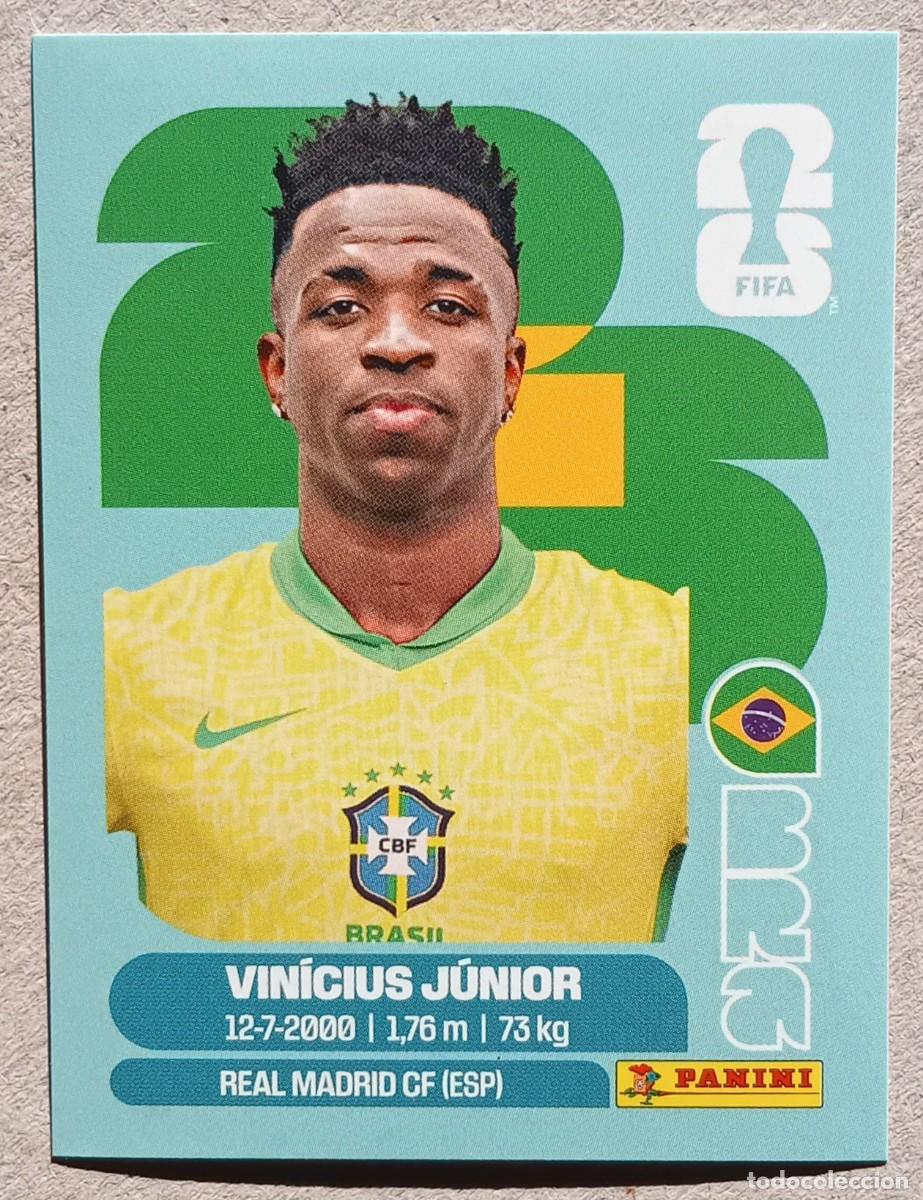 Football Stickers: Figurina Panini 2026 Cromo World Cup Usa Mundial 2026 Vin&iacute;cius Junior Brazil n BRA 14