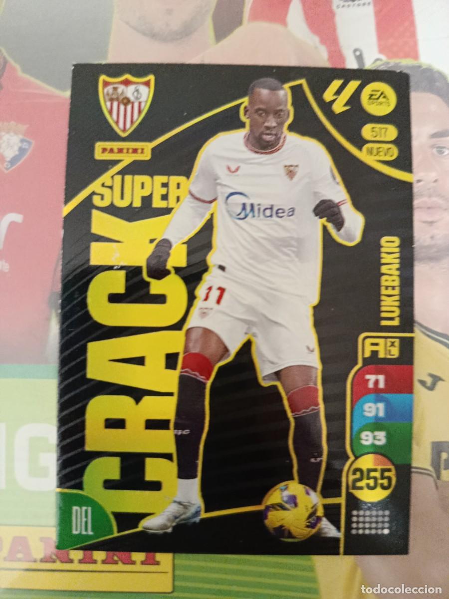 Football Stickers: Adrenalyn 24/25. 517- Lukebakio. Sevilla. Nuevo super crack.