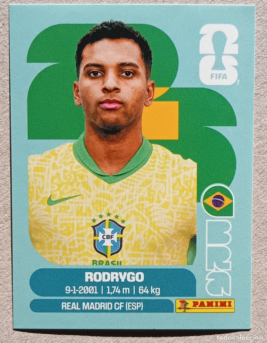 Football Stickers: Figurina Panini 2026 Cromo World Cup Usa Mundial 2026 Rodrygo Brazil n BRA 15