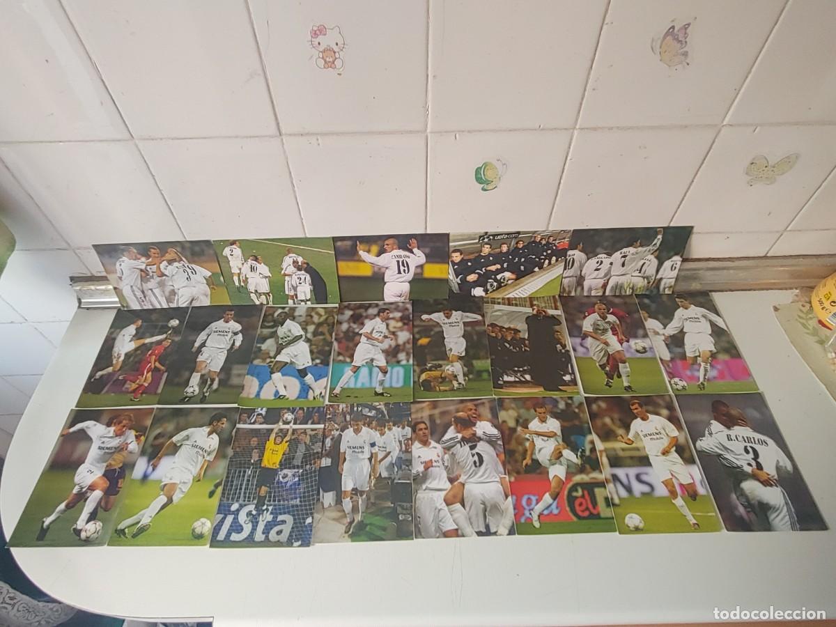 Fu&szlig;ball-Sticker: lote de 46 fotografias del real de madrid,no separo se venden todas juntas