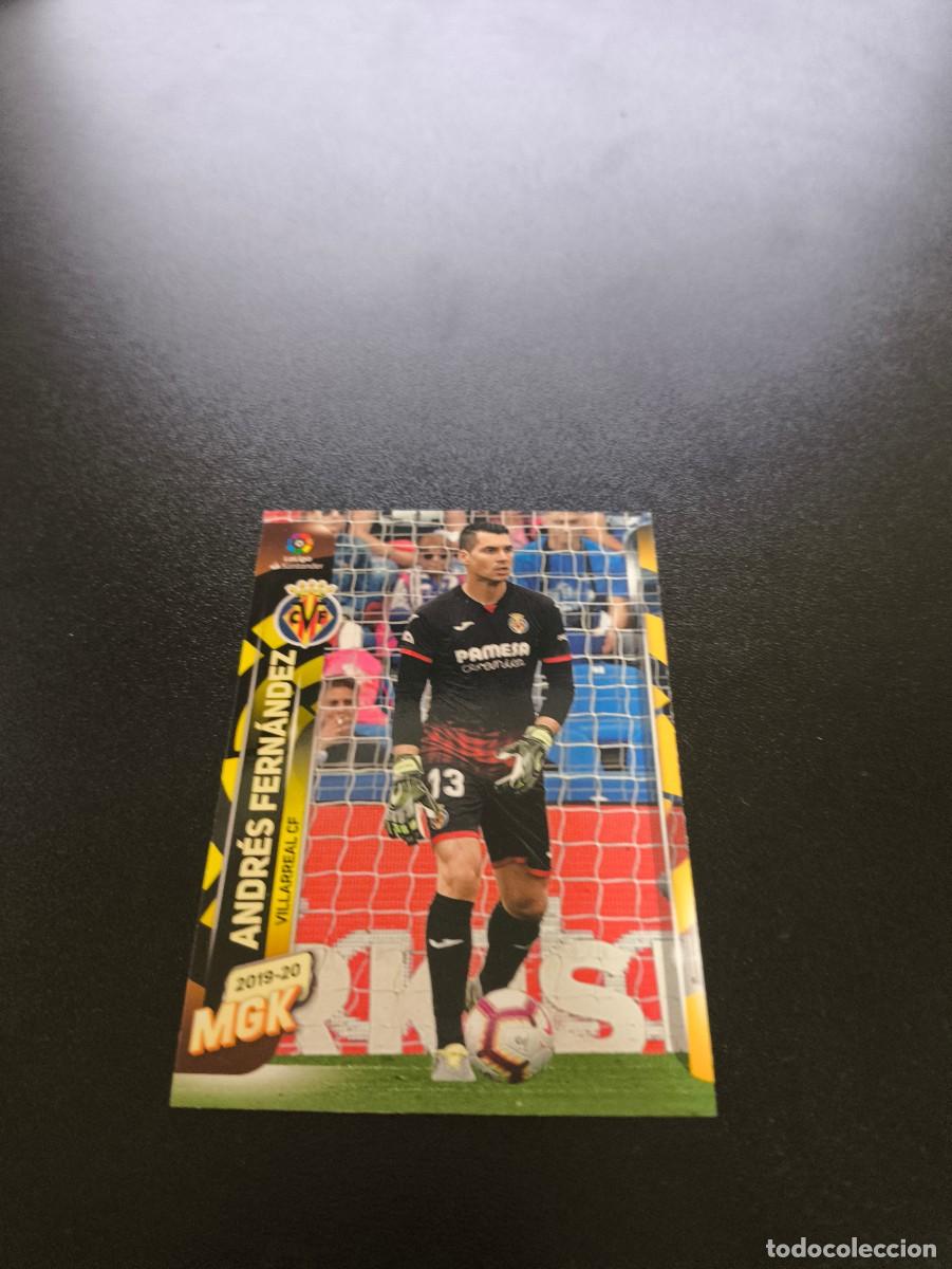 Cromos de f&uacute;tbol: 345 Andr&eacute;s Fern&aacute;ndez VILLARREAL PANINI LIGA MECRACRACKS MGK 2019 2020 19 20 NO ESTE