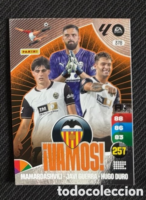 Cromos de f&uacute;tbol: 378 VAMOS VALENCIA Panini Adrenalyn XL LaLiga 2024-25