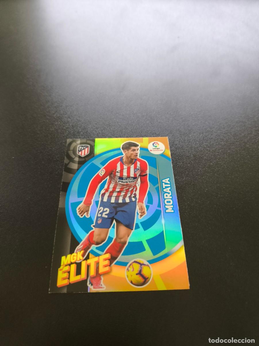Cromos de f&uacute;tbol: 374 Alvaro Morata ATLETICO DE MADRID MGK ELITE PANINI LIGA MECRACRACKS MGK 2019 2020 19 20 NO ESTE