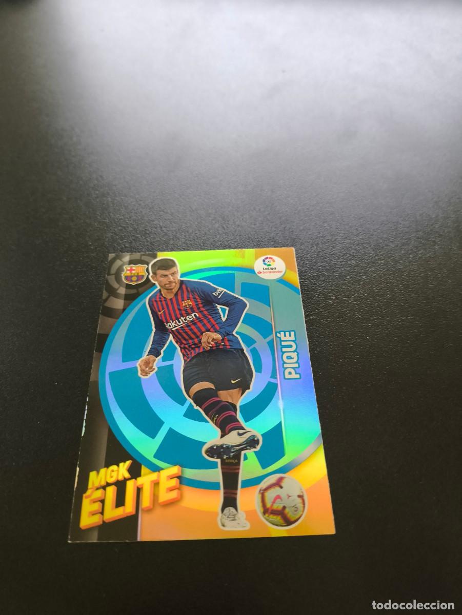 Cromos de f&uacute;tbol: 379 Gerard Piqu&eacute; BARCELONA MGK ELITE PANINI LIGA MECRACRACKS MGK 2019 2020 19 20 NO ESTE