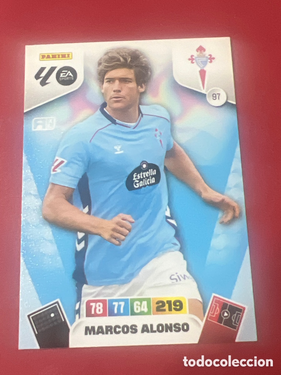 Cromos de Futebol: C2201. CARD ADRENALYN XL PANINI 2025-2026 25 26 REGULAR MARCOS ALONSO CELTA 97
