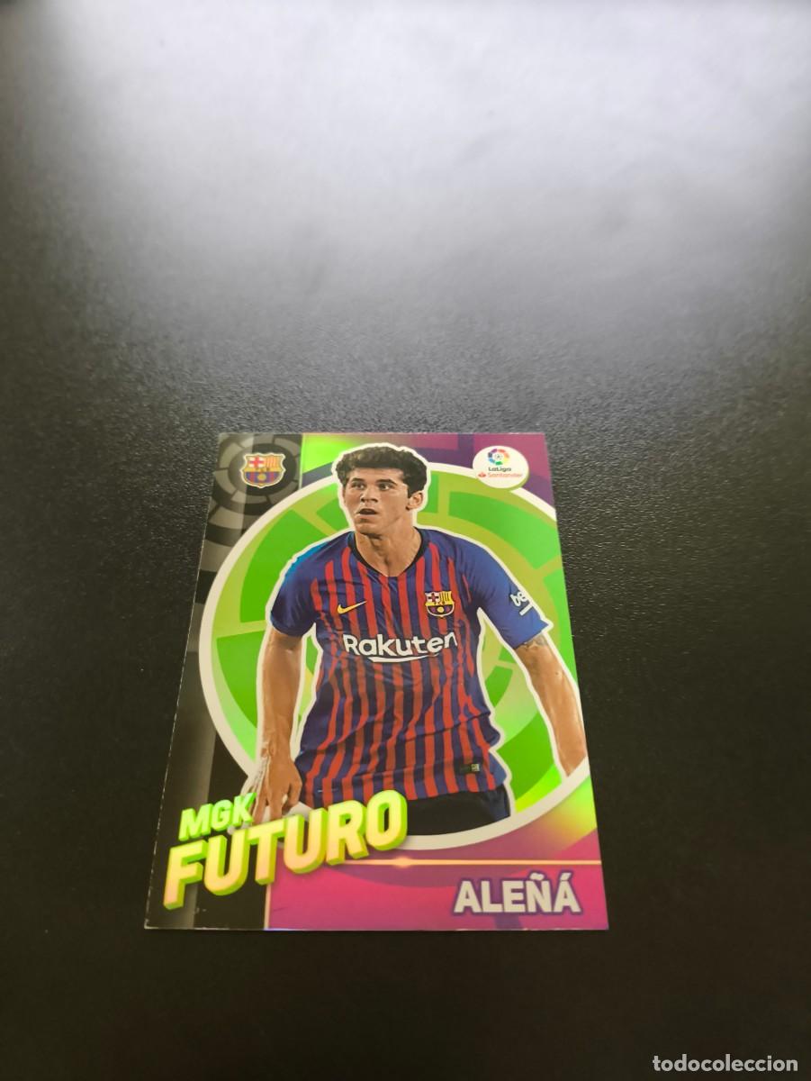 Cromos de Futebol: 388 Carles Ale&ntilde;&aacute; BARCELONA MEGA FUTURO PANINI LIGA MECRACRACKS MGK 2019 2020 19 20 NO ESTE