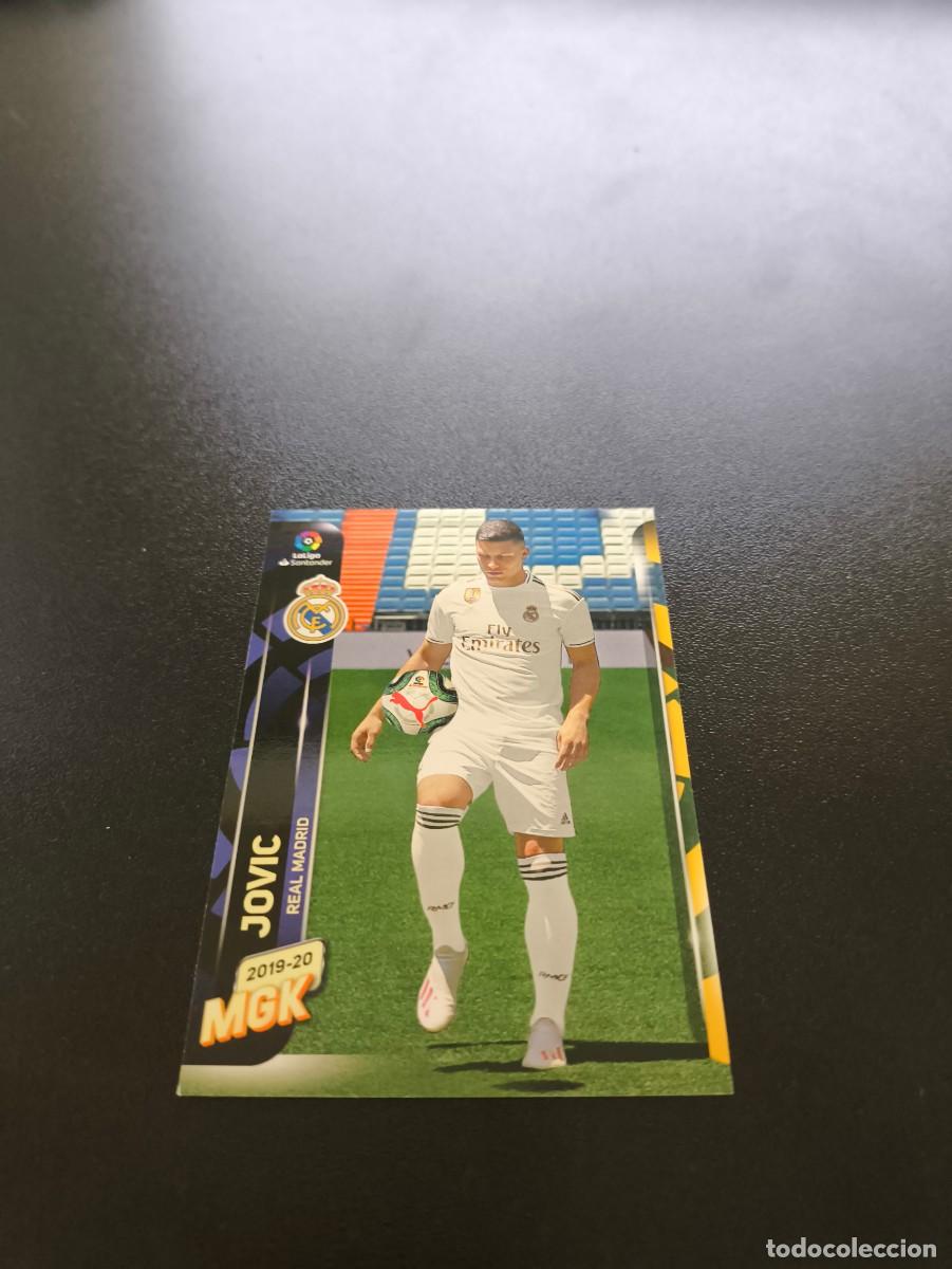 Cartes &agrave; collectionner de Football: 410 Luka Jovic REAL MADRID NUEVO FICHAJE PANINI LIGA MECRACRACKS MGK 2019 2020 19 20 NO ESTE