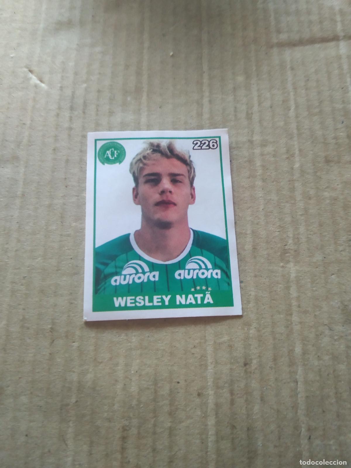 Cartes &agrave; collectionner de Football: 226 WESLEY NATA CHAPECOENSE CROMO FUTBOL LIGA BRASIL BRASILEIRAO