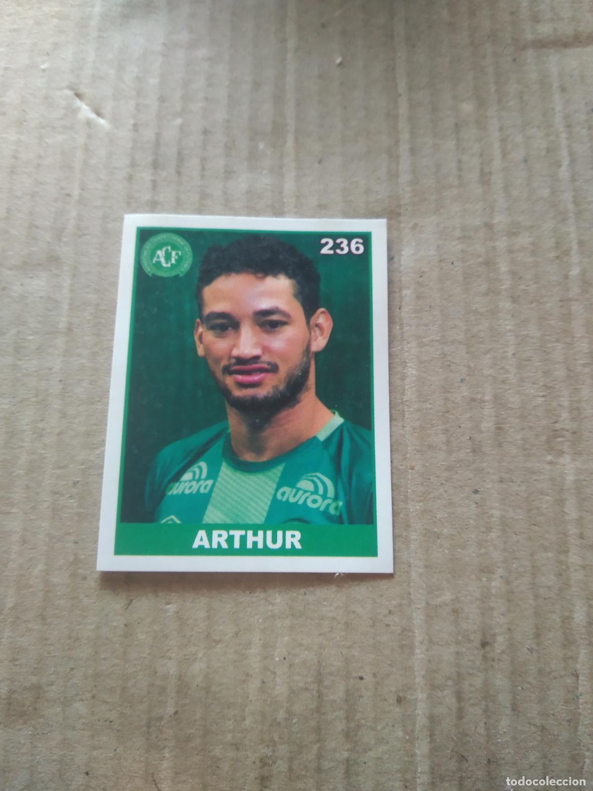 Cromos de f&uacute;tbol: 236 ARTHUR CHAPECOENSE CROMO FUTBOL LIGA BRASIL BRASILEIRAO