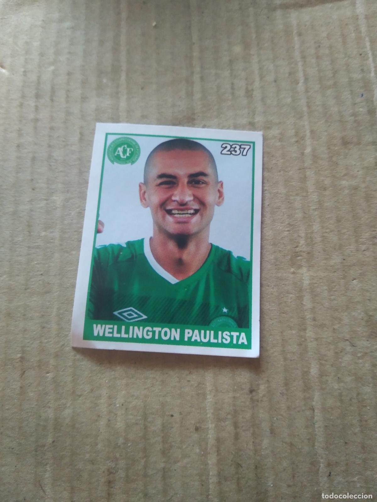 Cromos de f&uacute;tbol: 237 WELLINGTON PAULISTA CHAPECOENSE CROMO FUTBOL LIGA BRASIL BRASILEIRAO