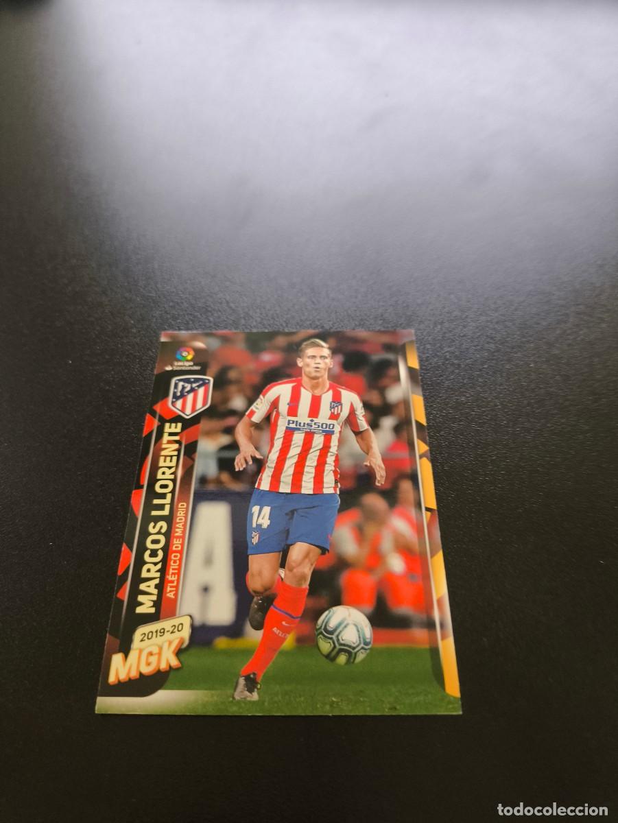 Cromos de f&uacute;tbol: 424 Marcos Llorente ATLETIC MADRID NUEVO FICHAJE PANINI LIGA MECRACRACKS MGK 2019 2020 19 20 NO ESTE