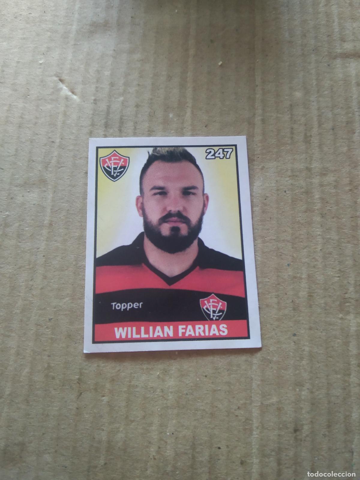 Cromos de f&uacute;tbol: 247 WILLIAN FARIAS VITORIA CROMO FUTBOL LIGA BRASIL BRASILEIRAO