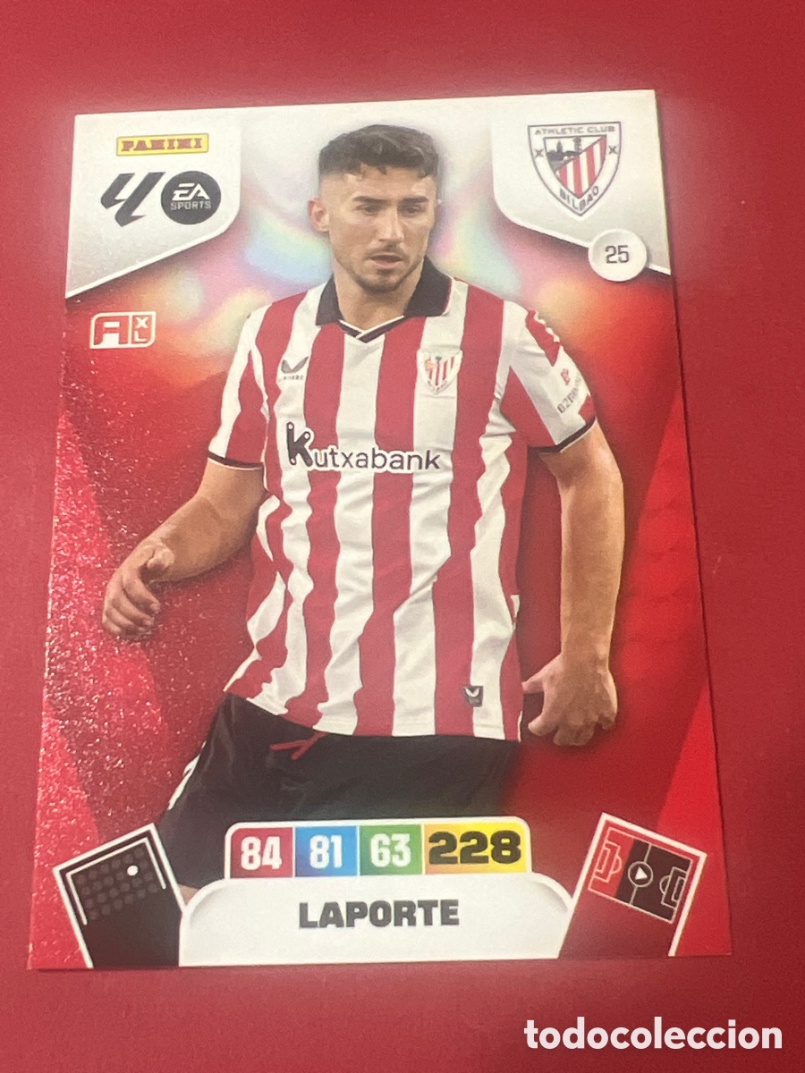 Cromos de f&uacute;tbol: C2224. ADRENALYN XL 2025 2026 25 26 Panini Liga - 25 Laporte Bilbao