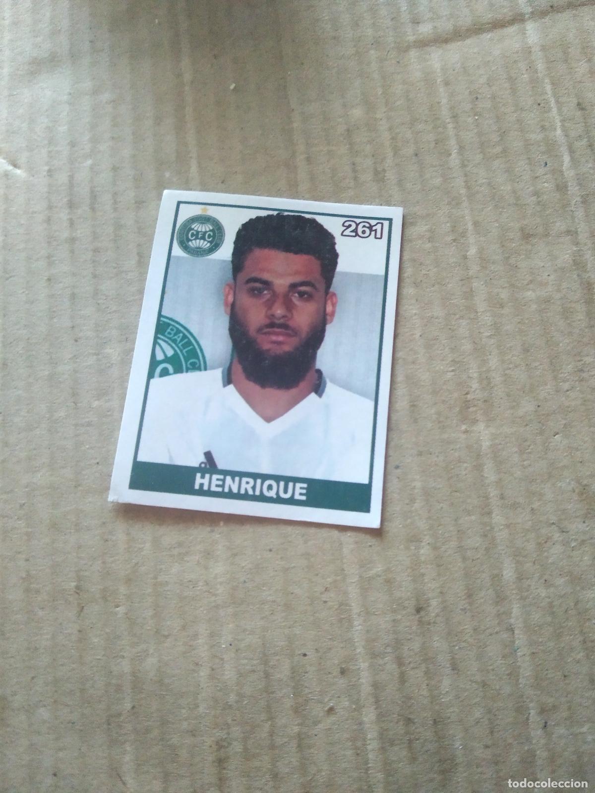 Figurine di Calcio: 261 HENRIQUE CORITIBA CROMO FUTBOL LIGA BRASIL BRASILEIRAO