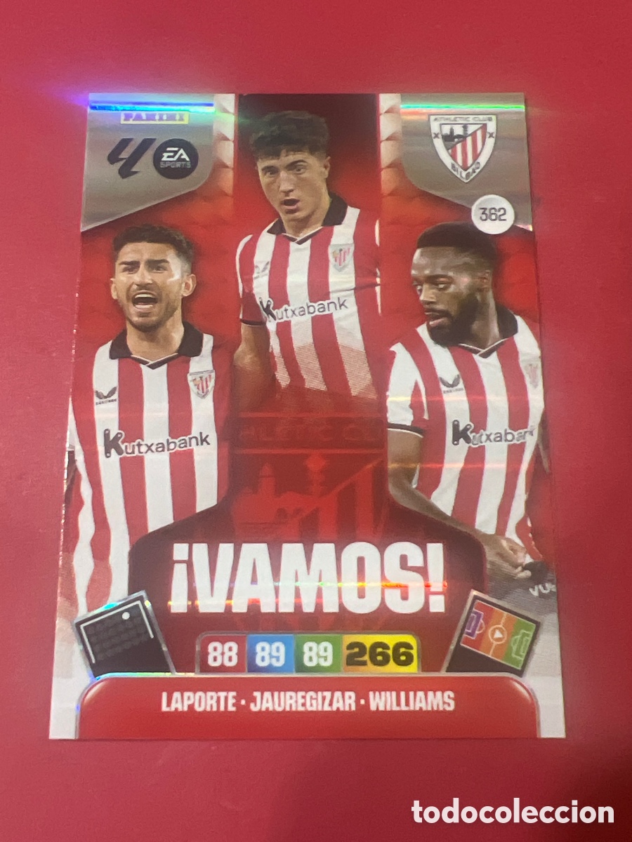 Figurine di Calcio: C2226. FICHA N&ordm; 362 ATHLETIC DE BILBAO - ADRENALYN 25 26 - PANINI 2025 - 26 - CROMO - VAMOS