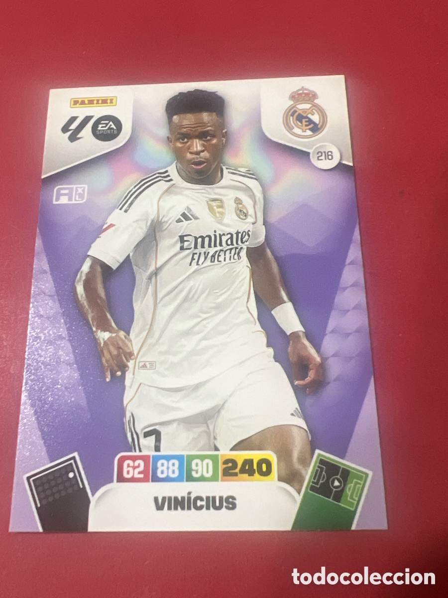 Figurine di Calcio: C2227. 216 VINICIUS REAL MADRID ADRENALYN XL 2025 2026 PANINI 25 26