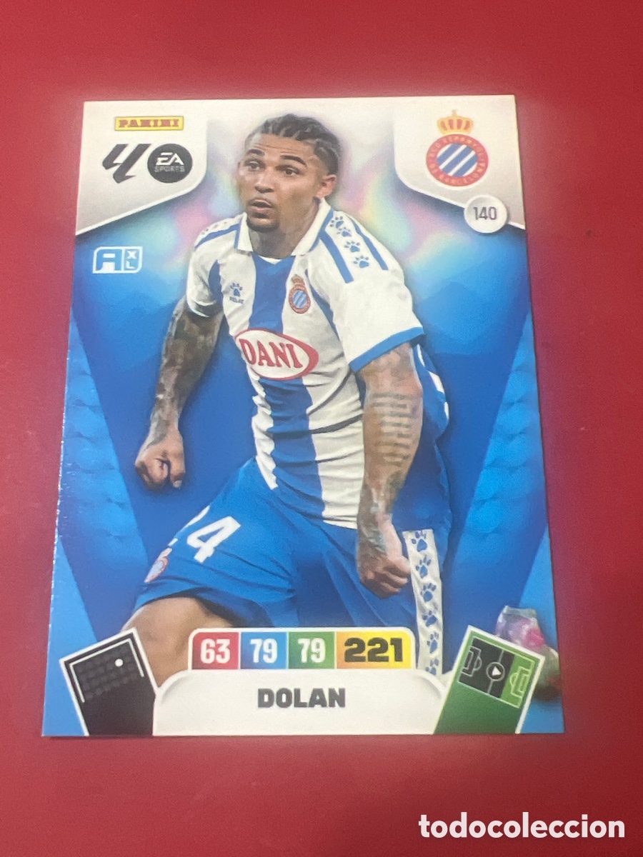 Figurine di Calcio: C2231. 140 DOLAN ESPANYOL ADRENALYN 2025 2026 PANINI 25 26