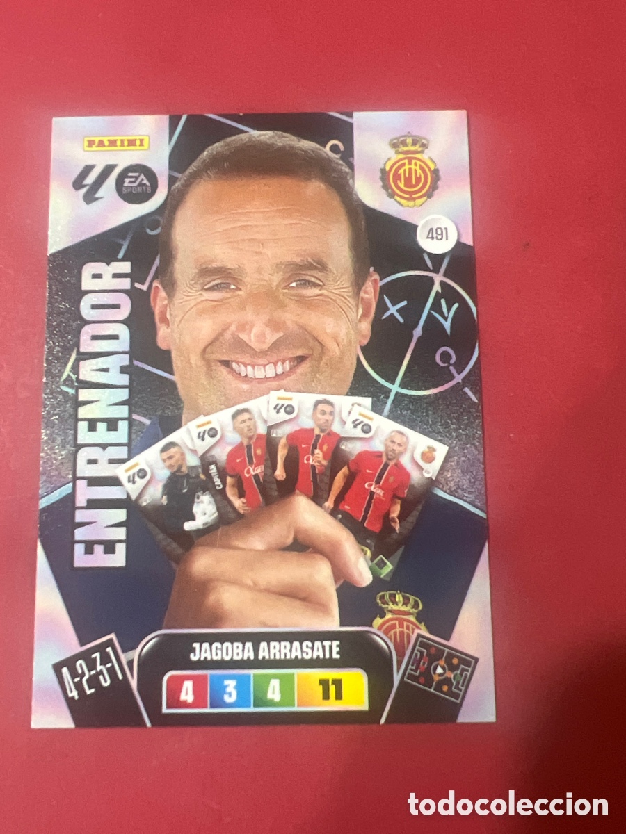 Figurine di Calcio: C2231. PANINI ADRENALYN XL LIGA 2025-2026 25-26 &ndash; Jagoba Arrasate RCD Mallorca N&ordm; 491 &ndash; Entrenador
