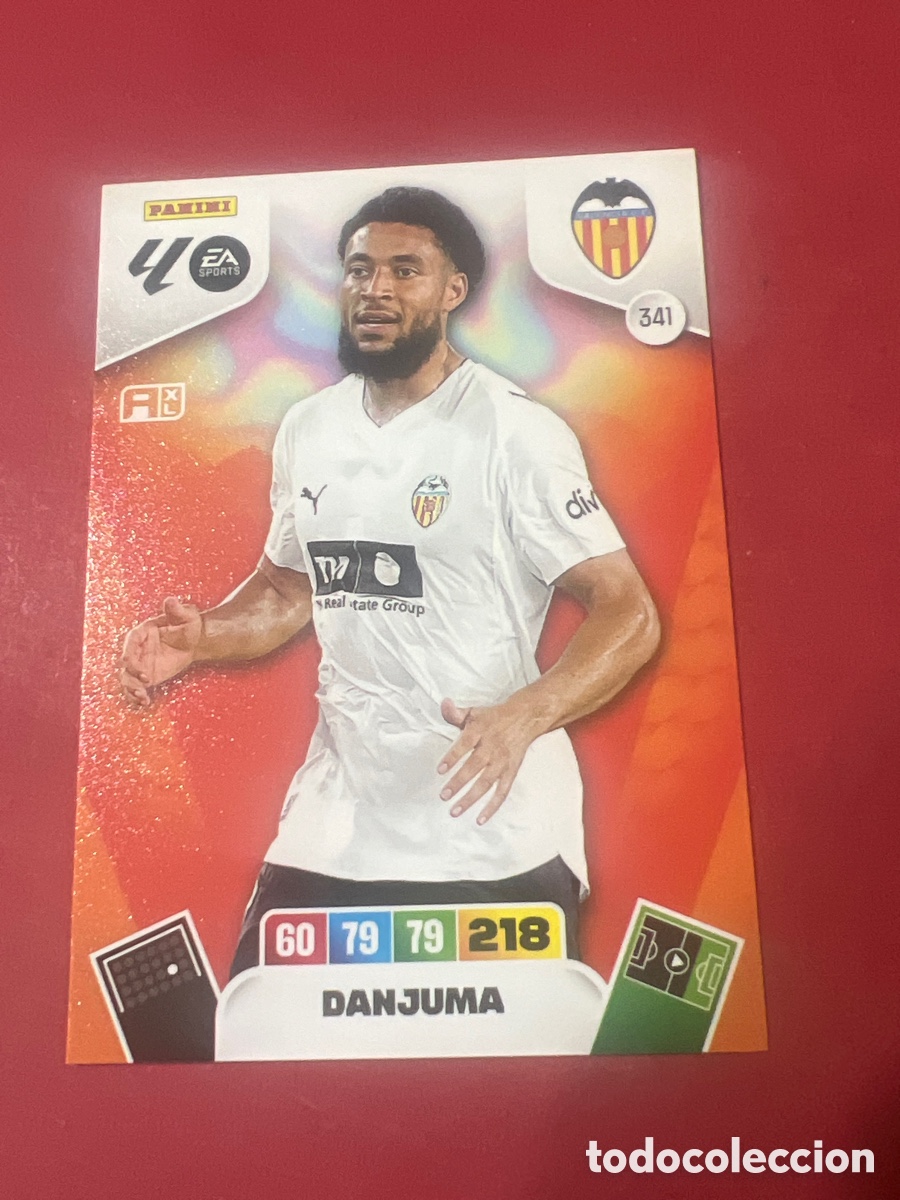 Figurine di Calcio: C2234. PANINI ADRENALYN - LIGA 2025-26 (25 - 26) - N&ordm; 341 - DANJUMA - VALENCIA