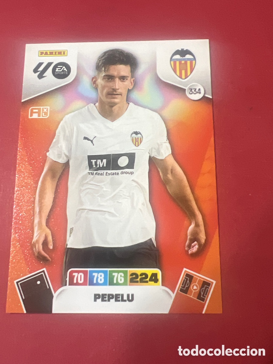Figurine di Calcio: C2237. PANINI ADRENALYN XL LIGA 2025-2026 25-26 &ndash; Pepelu Valencia CF N&ordm; 334