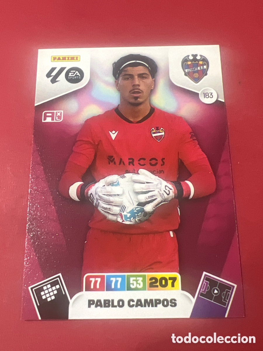 Figurine di Calcio: C2251. levante adrenalyn 183 pablo campos 2025 2026 25 26 trading card