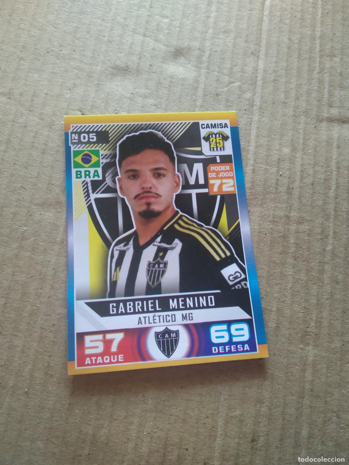 Cromos de Futebol: 5 GABRIEL MENINO ATLETICO MINEIRO CROMO FUTBOL LIGA BRASIL BRASILEIRAO 2025 CARD GAME