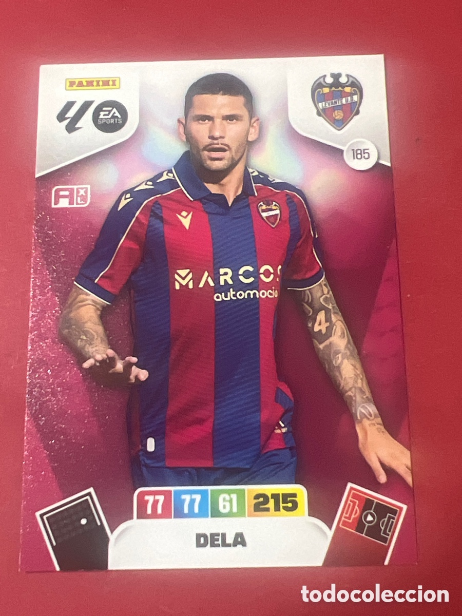Cromos de f&uacute;tbol: C2253. PANINI ADRENALYN XL LIGA EA SPORTS 2025-2026 25-26 &ndash; Dela Levante UD N&ordm; 185