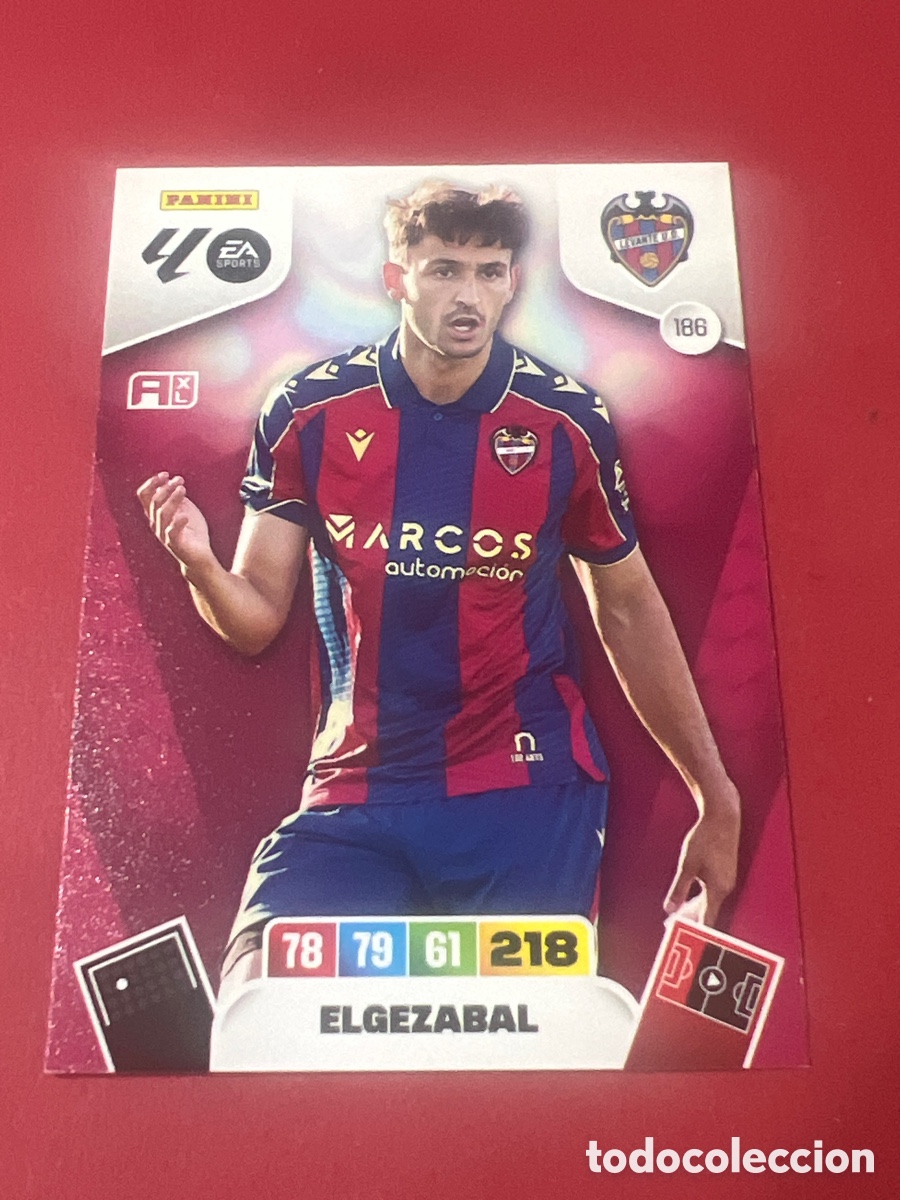 Cromos de f&uacute;tbol: C2258. PANINI ADRENALYN XL LIGA EA SPORTS 2025-2026 25-26 &ndash; Unai Elgezabal Levante UD N&ordm; 186