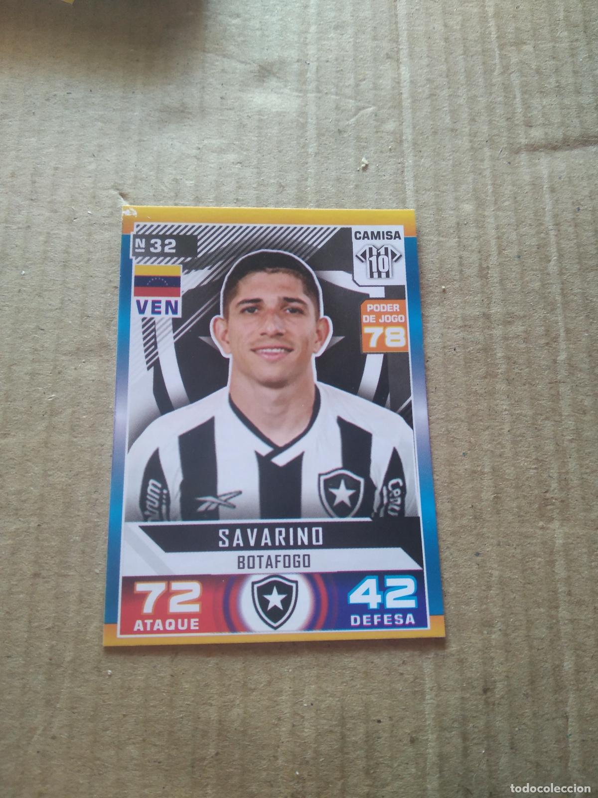 Cromos de f&uacute;tbol: 32 SAVARINO BOTAFOGO CROMO FUTBOL LIGA BRASIL BRASILEIRAO 2025 CARD GAME